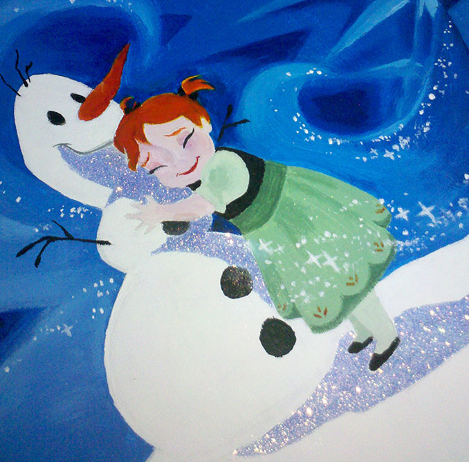 Frozen detail Elsa